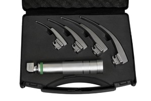 Lofner 30-5 Mega Light Fiber Optik Laringoskop Set Macintosh 1,2,3,4