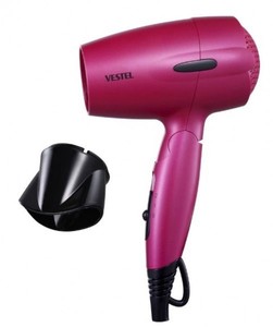  Vestel Vsk 1015 1500W Seyehat Tipi Saç Kurutma Makinesi - Pembe