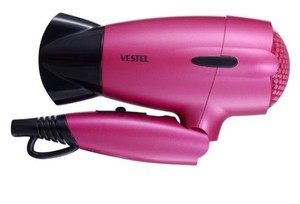  Vestel Vsk 1015 1500W Seyehat Tipi Saç Kurutma Makinesi - Pembe