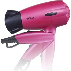  Vestel Vsk 1015 1500W Seyehat Tipi Saç Kurutma Makinesi - Pembe
