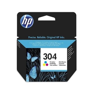 HP N9K05AE CMY Mürekkep Renki Kartuş (304)